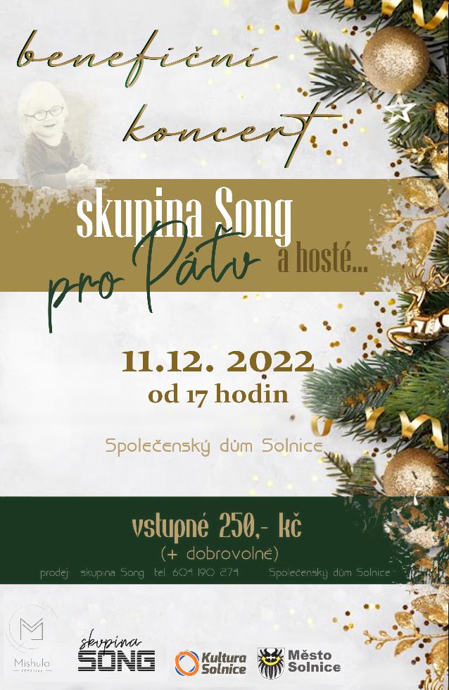 Benefiční koncert skupiny Song pro Páťu