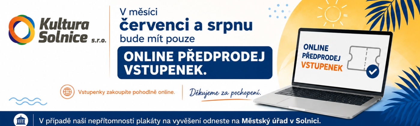 Prodej vstupenek prázdniny