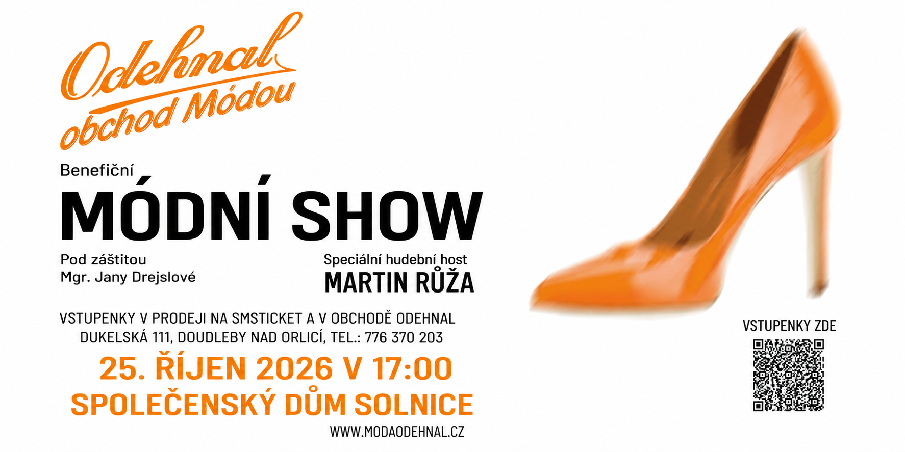 Módní show Odehnal