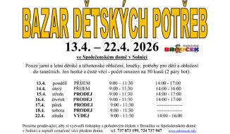 Bazar dětských potřeb
