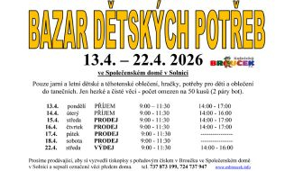 Bazar dětských potřeb