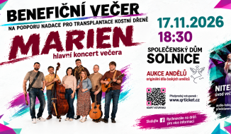 Benefiční večer - na podporu nadace pro transplantace kostní dřeně