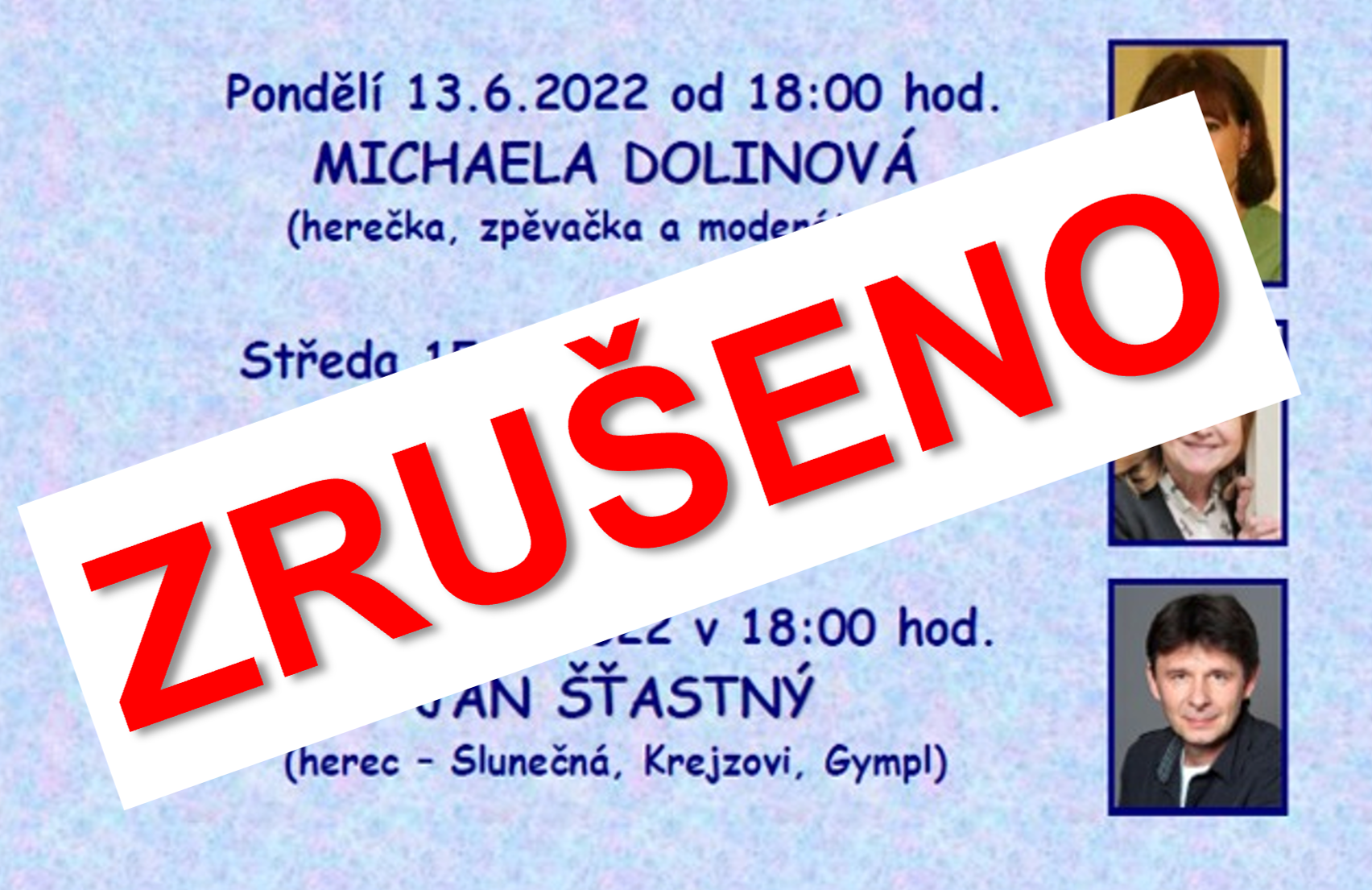 Beseda s Janem Šťastným